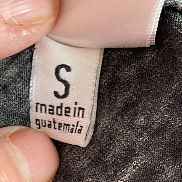 We The Free Breezy Burnout Black/Grey Swing Top - Picture 3 of 7